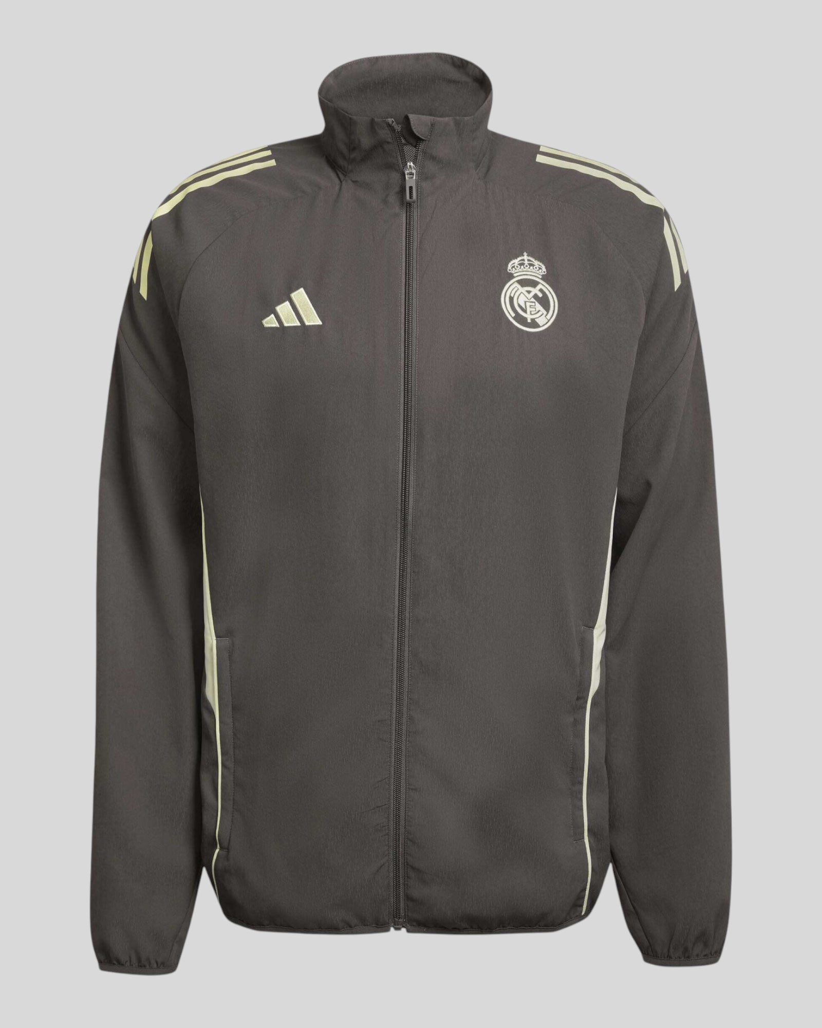 Tuta Completa Real Madrid Training Kit 2025-26 Verde Khaki Adidas Performance