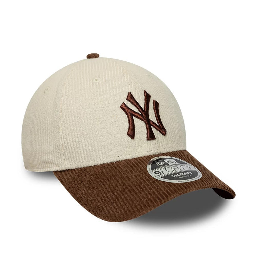 Cappello Con Visiera New Era 9FORTY M-Crown New York Yankees Crema 60915868