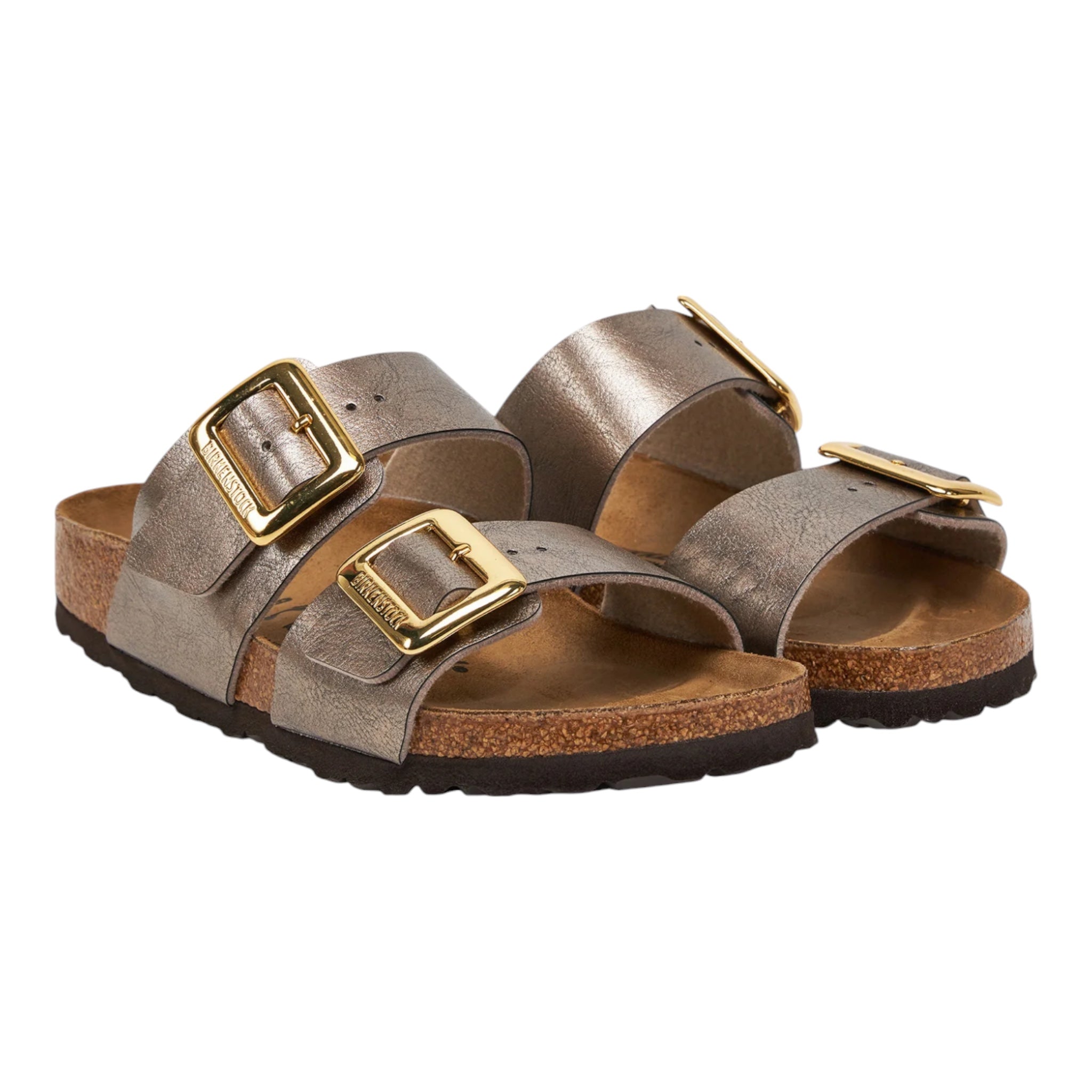 Sydney Donna Cushion Buckle Birko Flor Graceful Taupe 1029372 Birkenstock