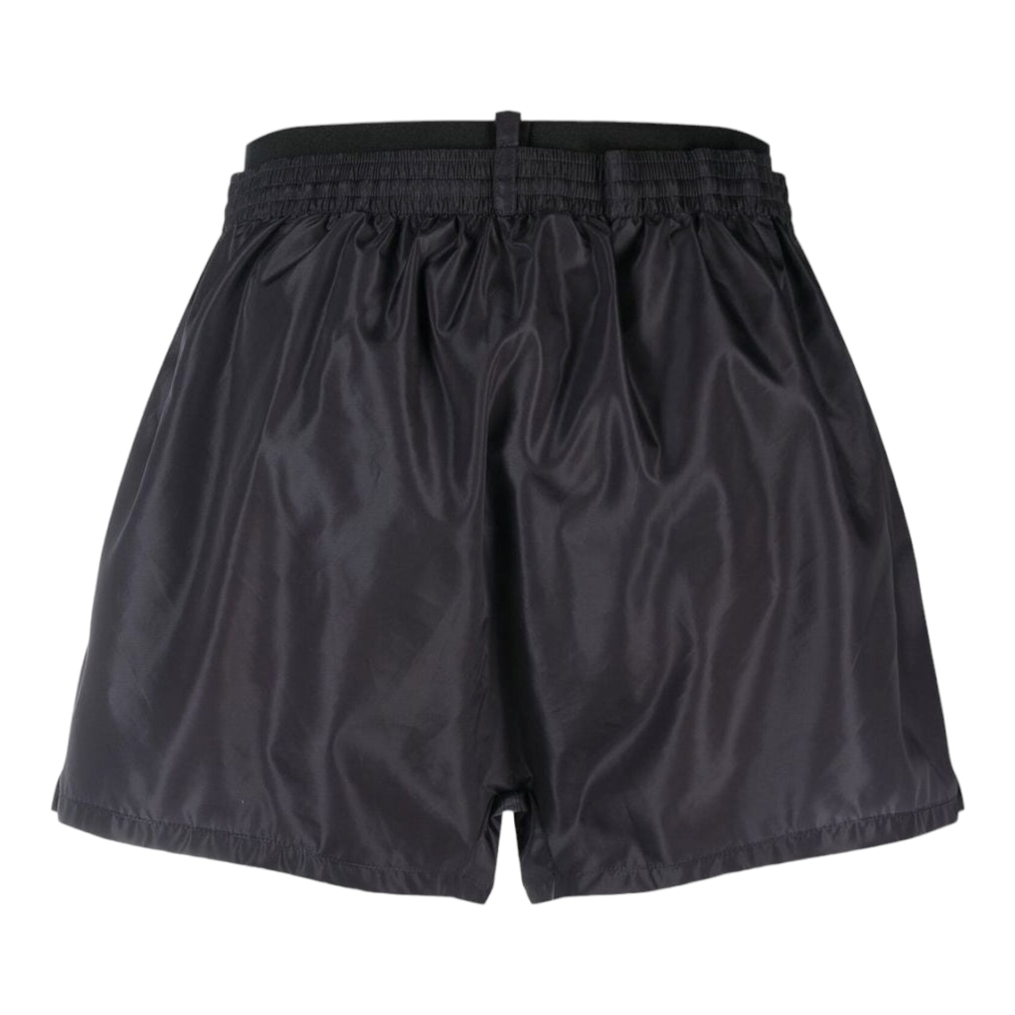 Schwarzer Midi-Boxer-Badeanzug D7B644620-09958 Dsquared2