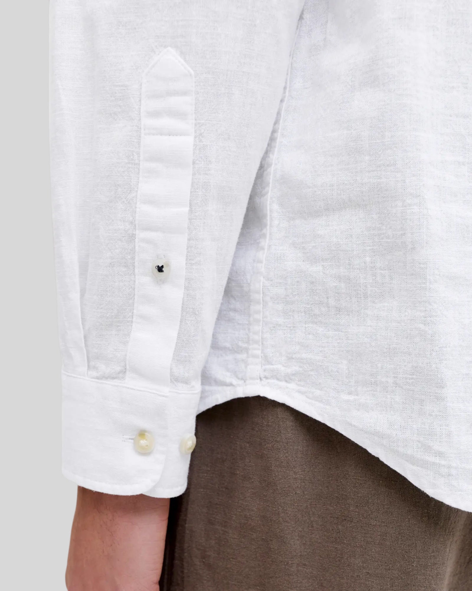 Camicia Maniche Lunghe JJesummer Linen Bianco 12289184 Jack & Jones