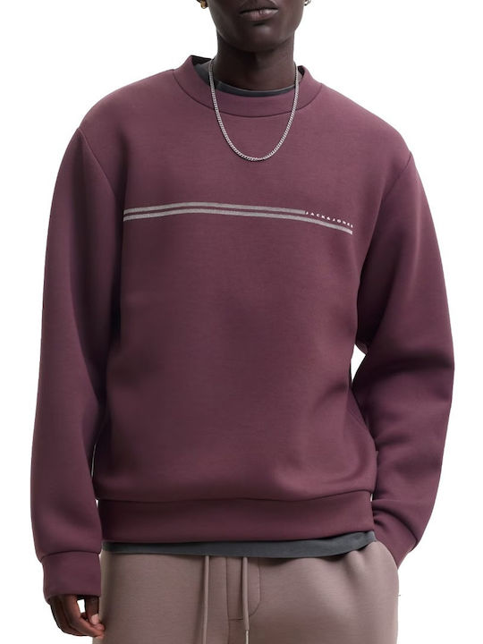 Felpa Jack & Jones JCOFUSION Scuba Sweat Crew Neck Fudge 12289830
