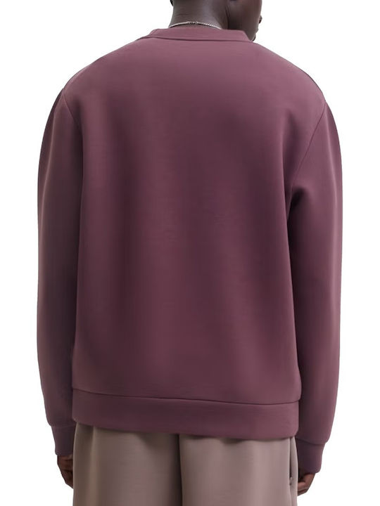 Felpa Jack & Jones JCOFUSION Scuba Sweat Crew Neck Fudge 12289830