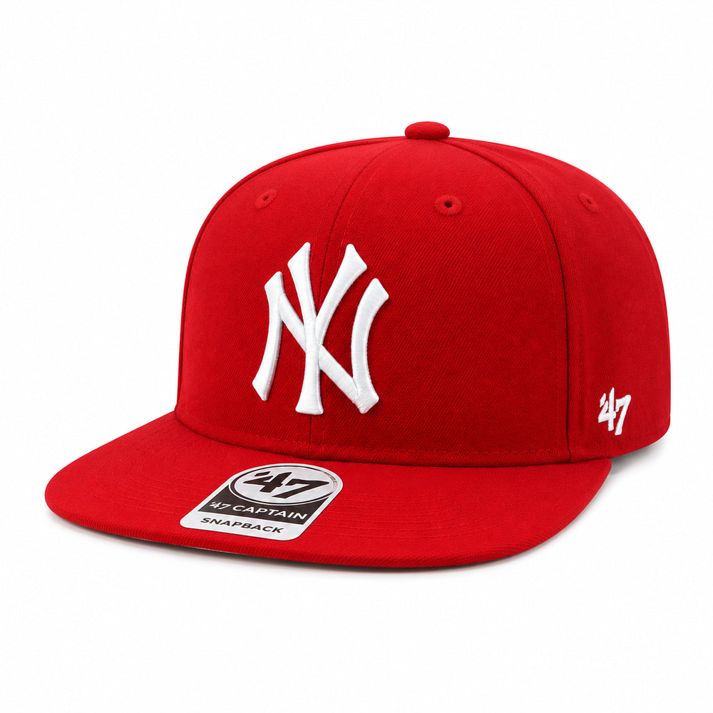 Cappello Con Visiera 47 Brand No Shot New York Yankees Rosso 47-B-NSHOT17WBP-RD