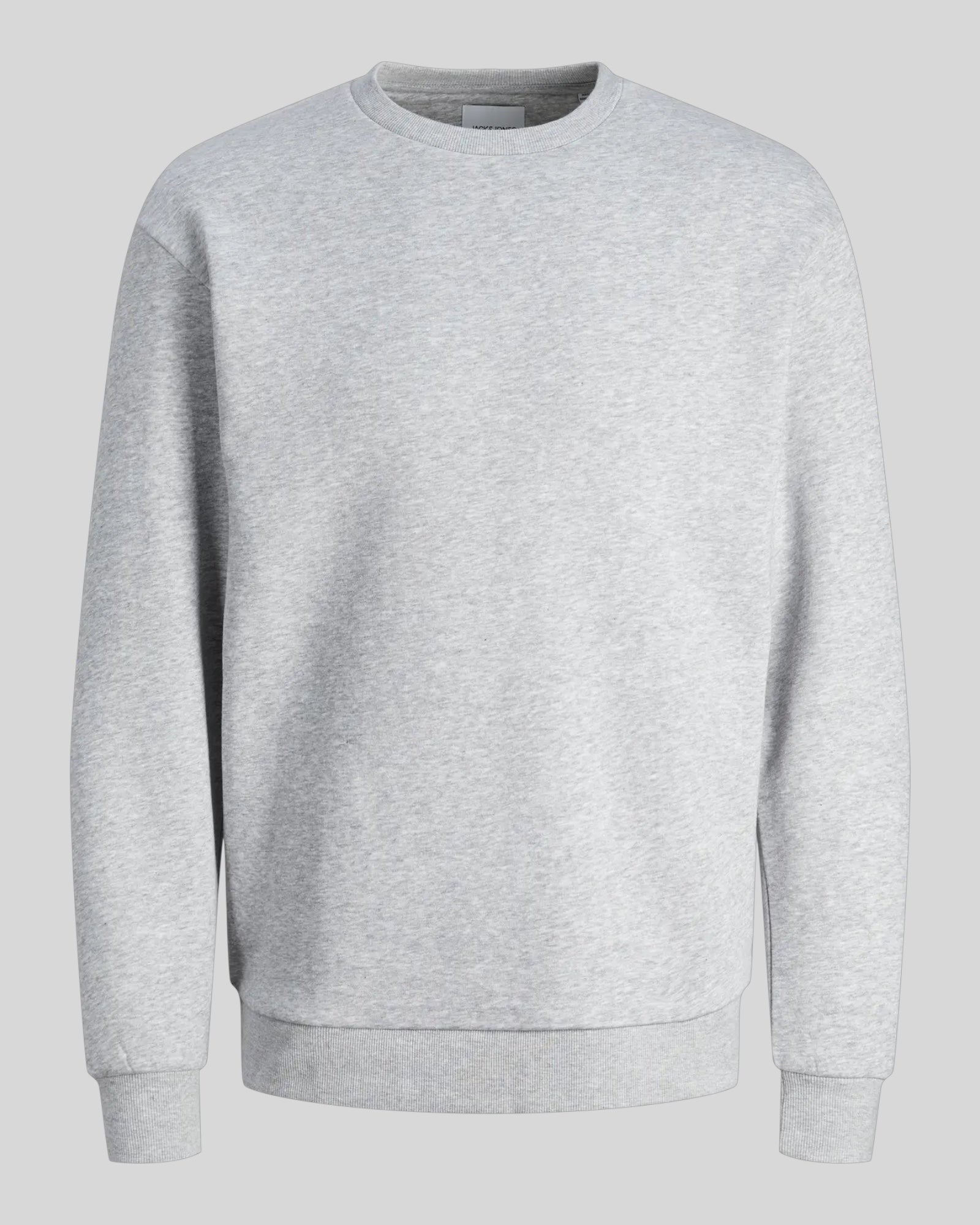 Felpa Girocollo Basic Jjbradley Seat Crew Light Grey Melange 12249341 Jack & Jones