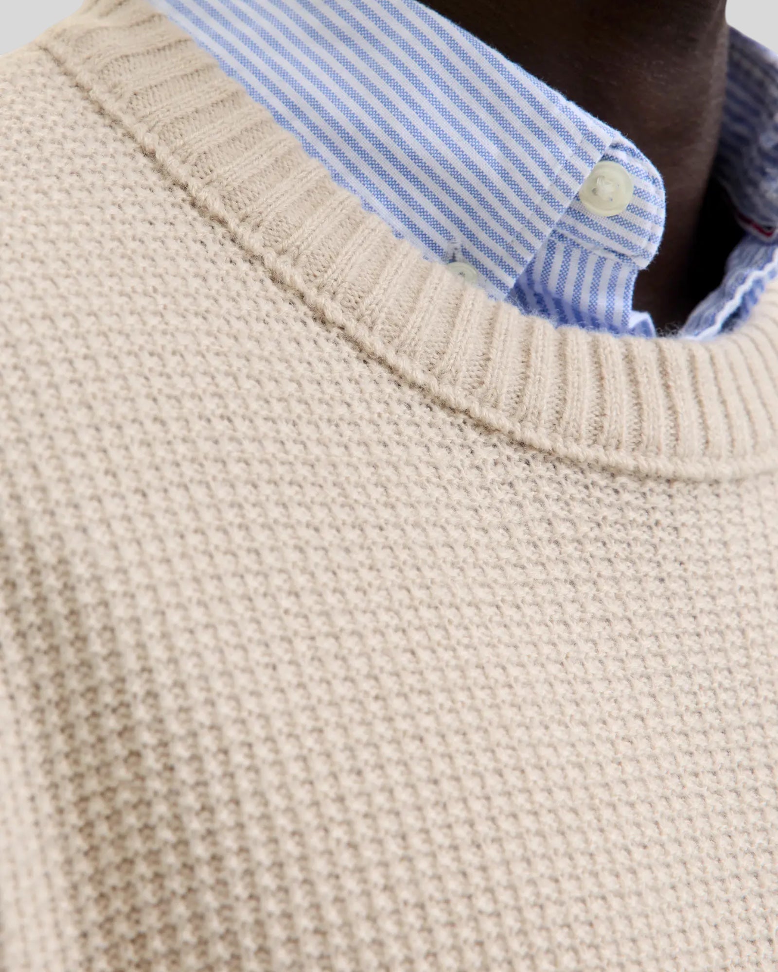 Maglione Girocollo Jjroy Knit Crew Neck Moonbeam 12279278 Jack & Jones