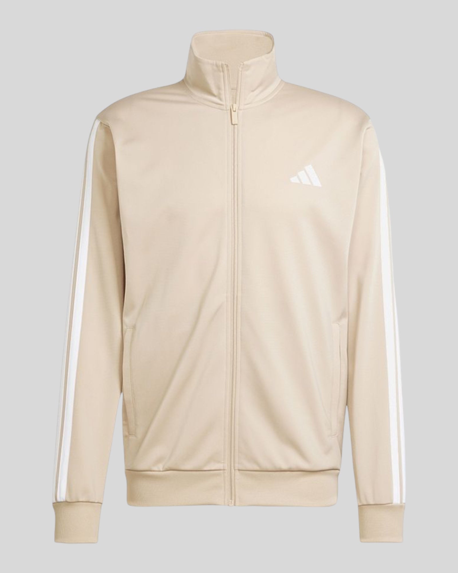 Tuta Basic 3 Stripes Tricot Track Suit Beige JX8732 Adidas
