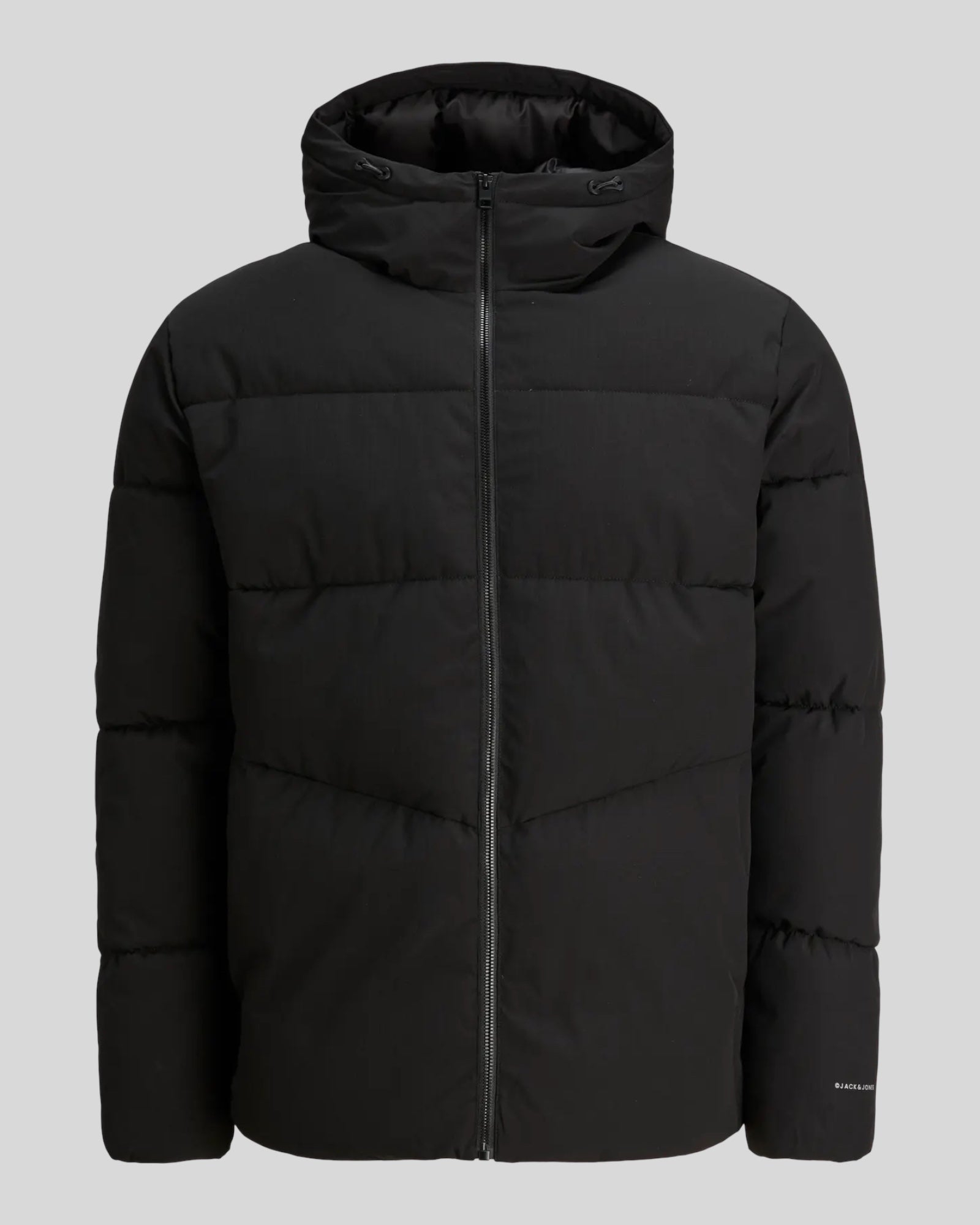 Giubbotto Con Cappuccio Global Puffer Jacket Nero 12283517 Jack & Jones