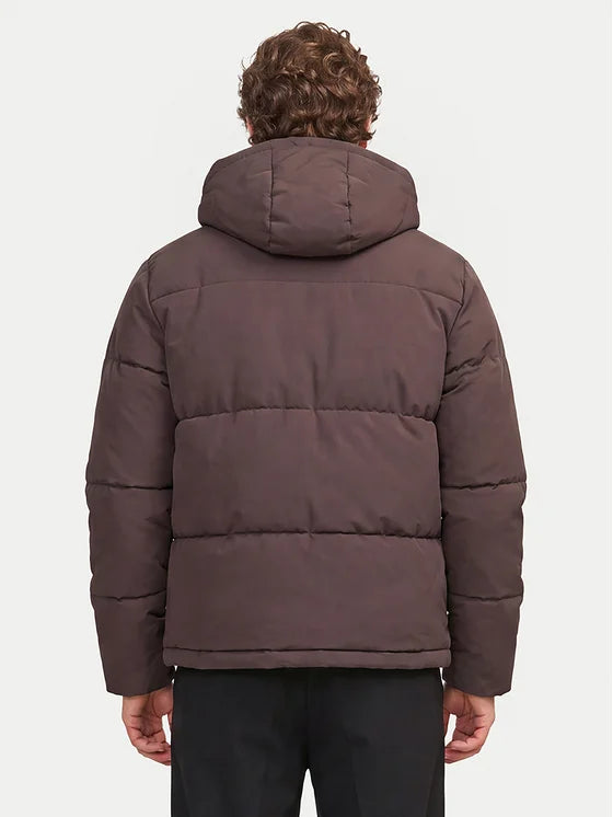 Giubbino Jack & Jones Galaxy Puffer Java Marrone 12303930