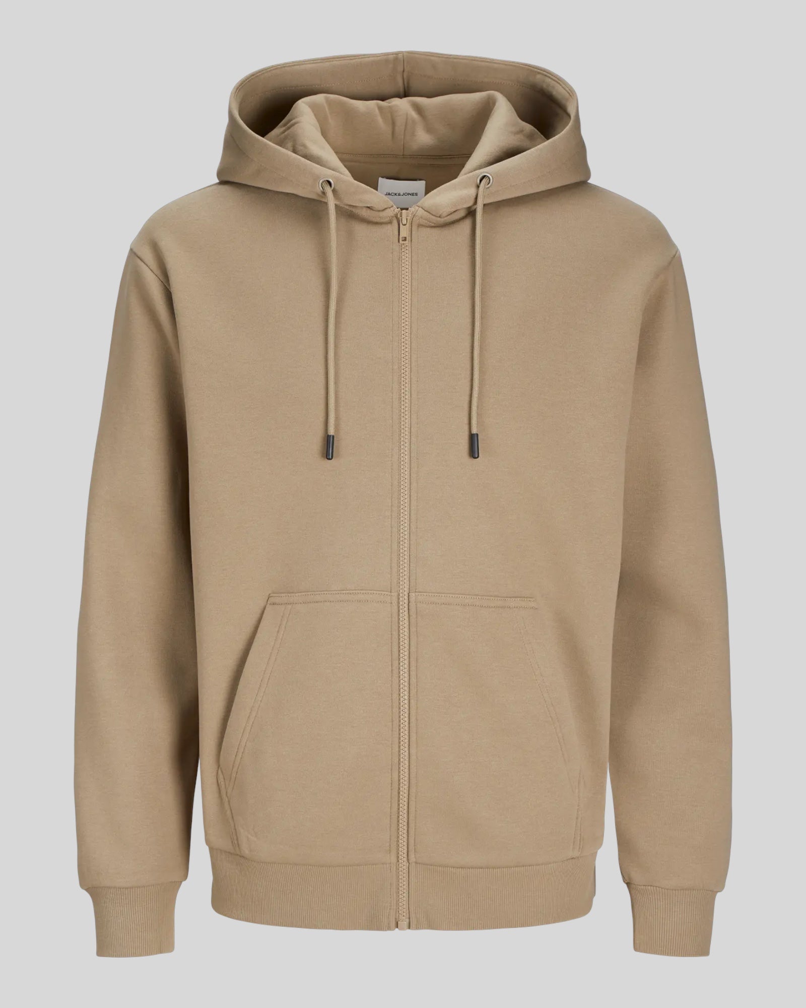 Felpa Con Cappuccio Jjbradley Sweat Zip Hoodie Coriander 12249342 Jack & Jones