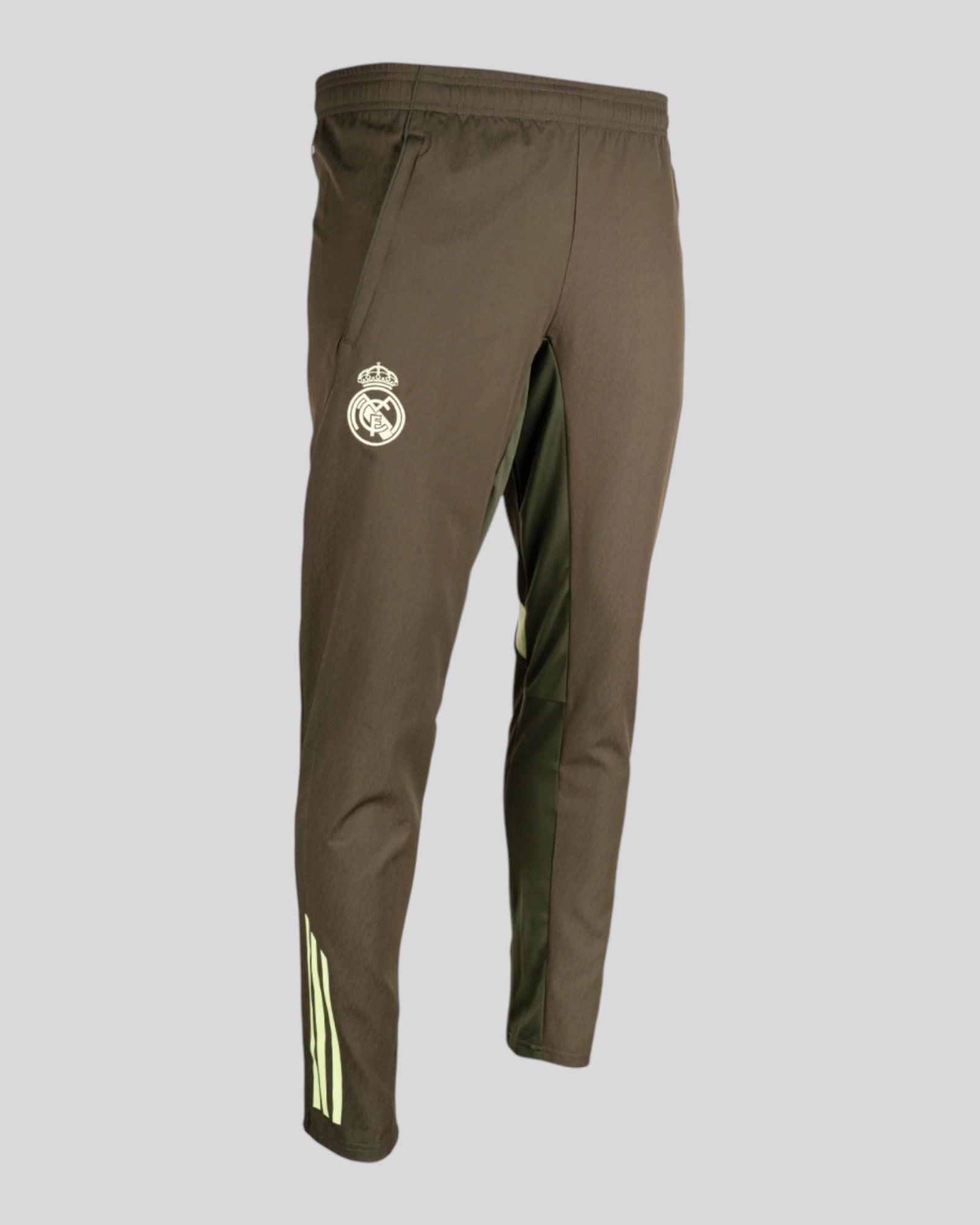 Tuta Completa Real Madrid Training Kit 2025-26 Verde Khaki Adidas Performance