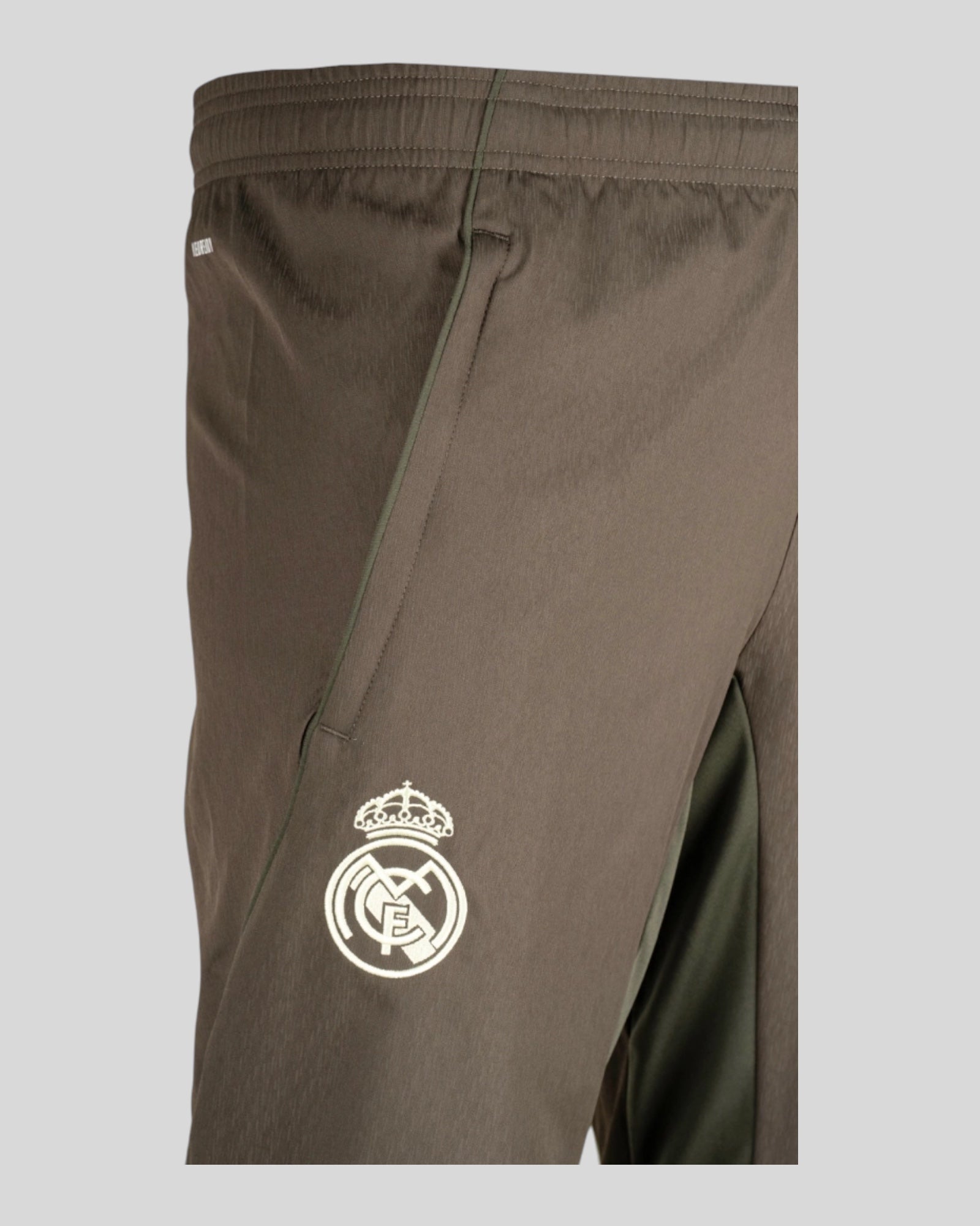 Tuta Completa Real Madrid Training Kit 2025-26 Verde Khaki Adidas Performance