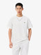 T-Shirt Uomo Lacoste Monogramma Jacquard Grigio / Bianco TH1197-00-4IW