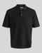 Polo In Maglia JJgeorge Knit Nera 12268281 Jack & Jones