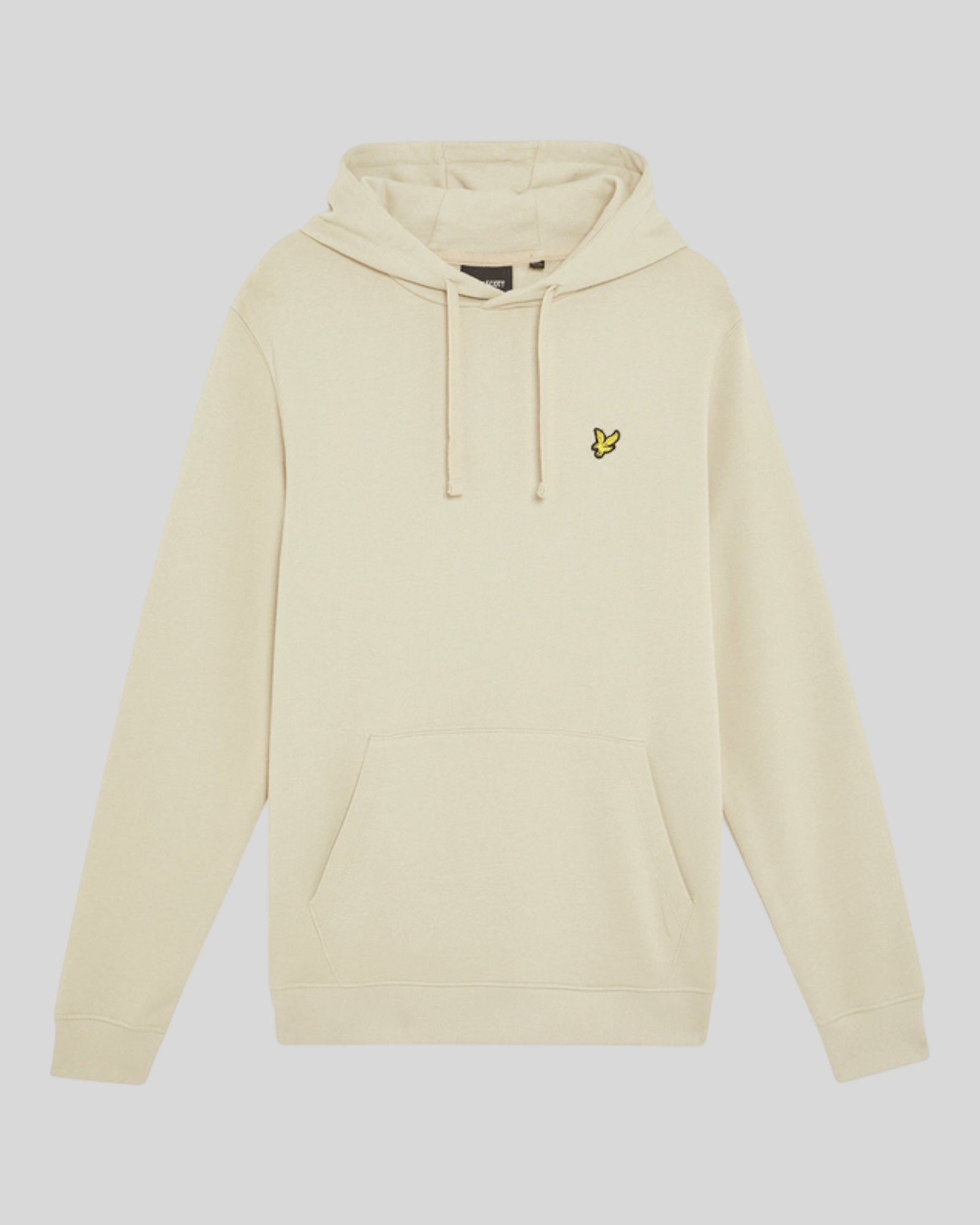 Felpa Con Cappuccio Brushed Hoodie Sweatshirt Grey Taupe ML1139V X865 Lyle & Scott