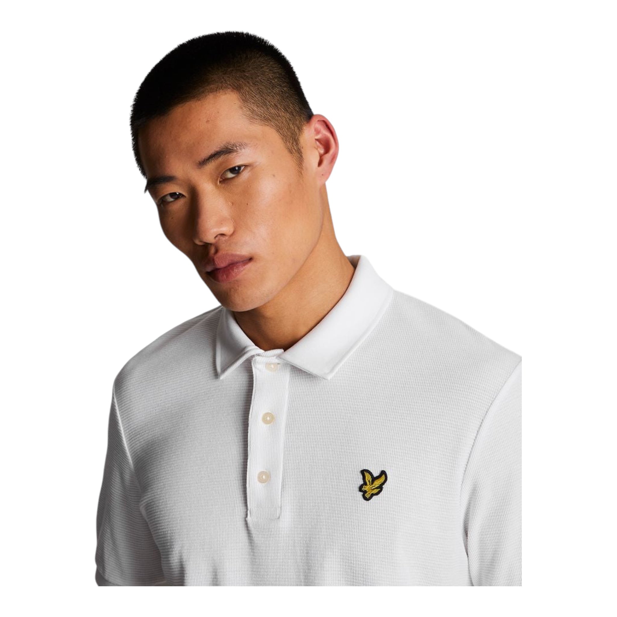 Polo Milano Relaxed Fit Bianca SP2003V 626 Lyle & Scott
