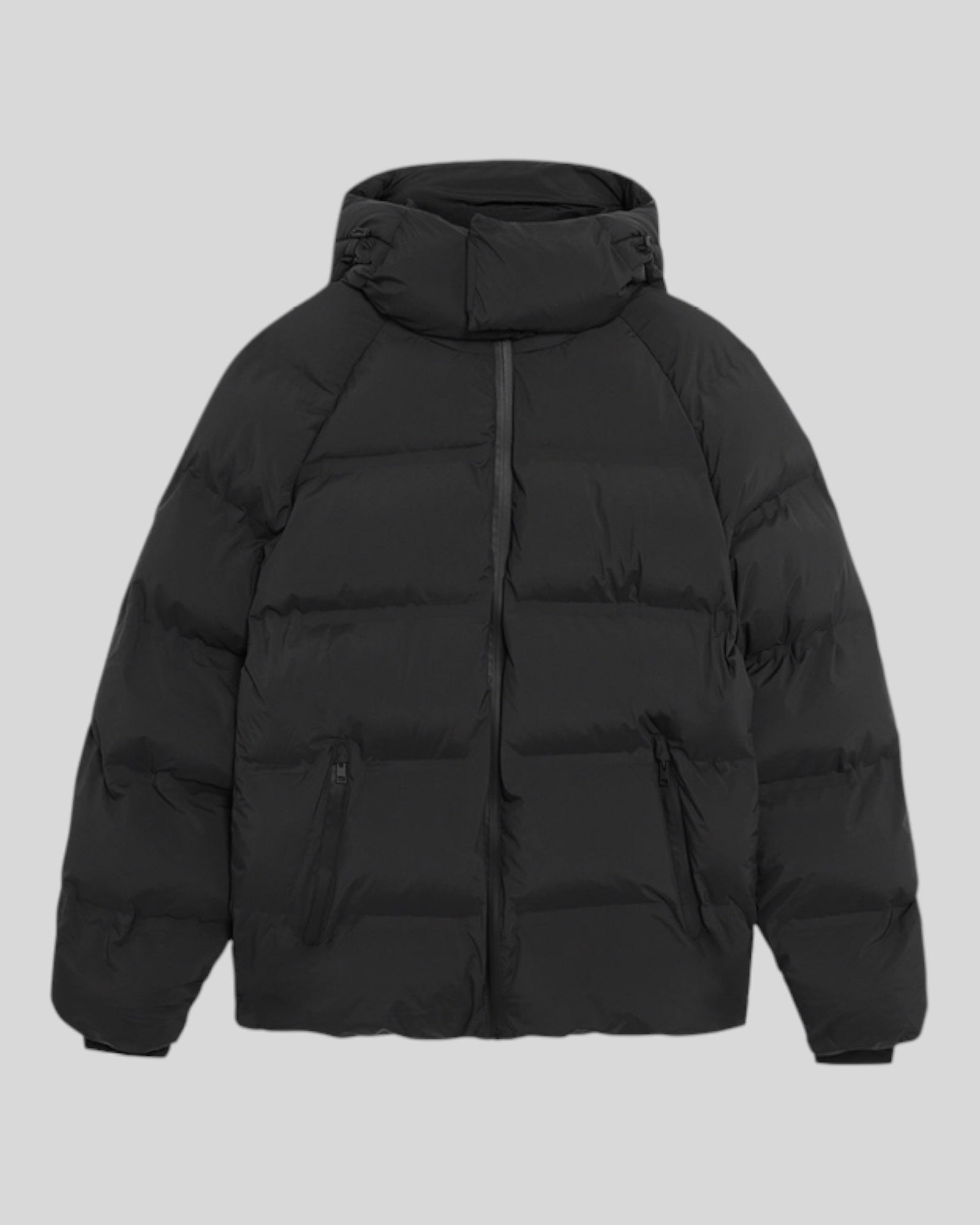 Giubbotto Con Cappuccio Hooded Jacket Puffer Nero JK2317V Z865
