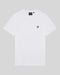 T-Shirt Texture Jacquard Tee Bianca TS2406V Lyle & Scott