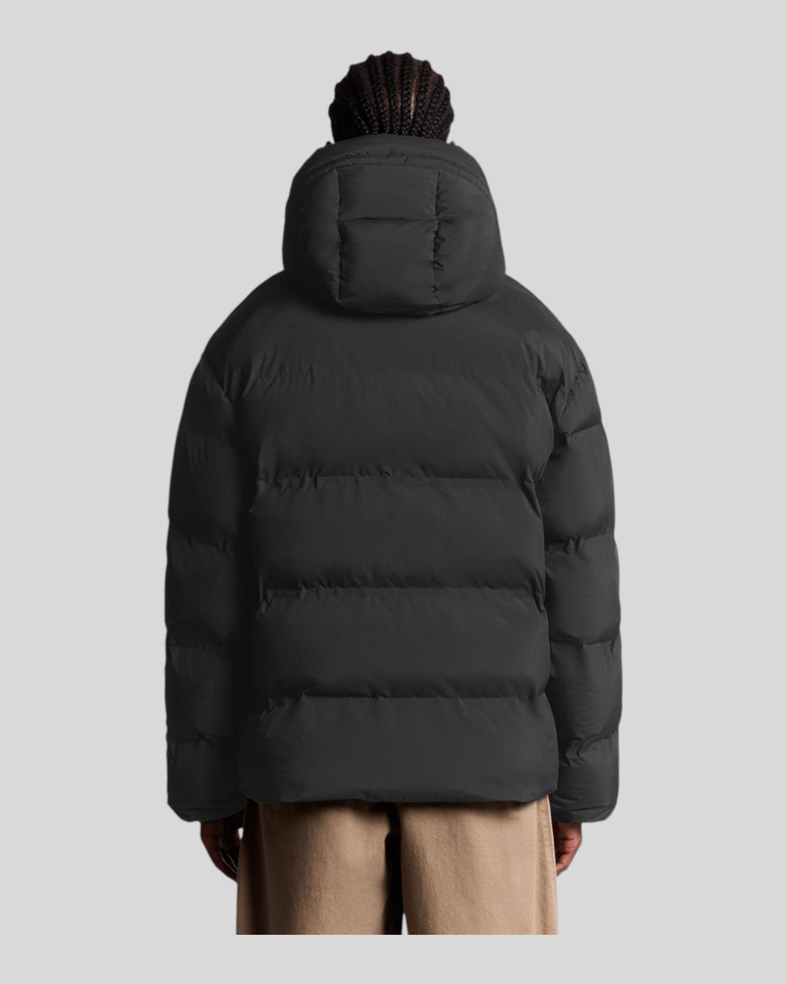 Giubbotto Con Cappuccio Hooded Jacket Puffer Nero JK2317V Z865