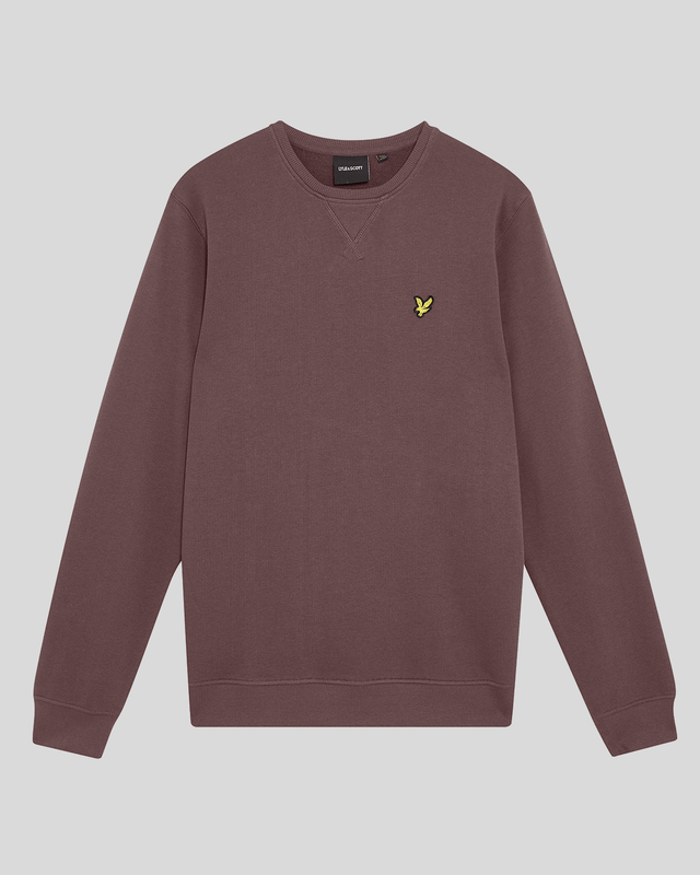 Felpa Girocollo Brushed Back Crew Neck Espresso ML1131V Z863 Lyle & Scott