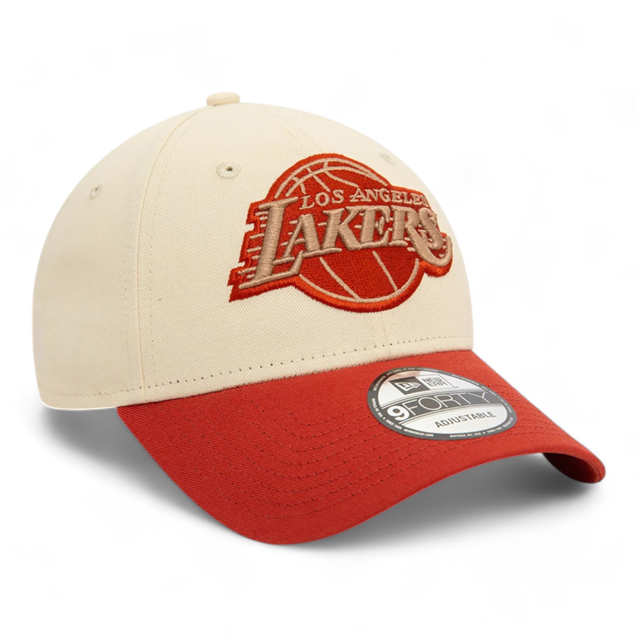 Cappello Con Visiera LA Lakers Colourblock 9Forty Beige 60565365 New Era