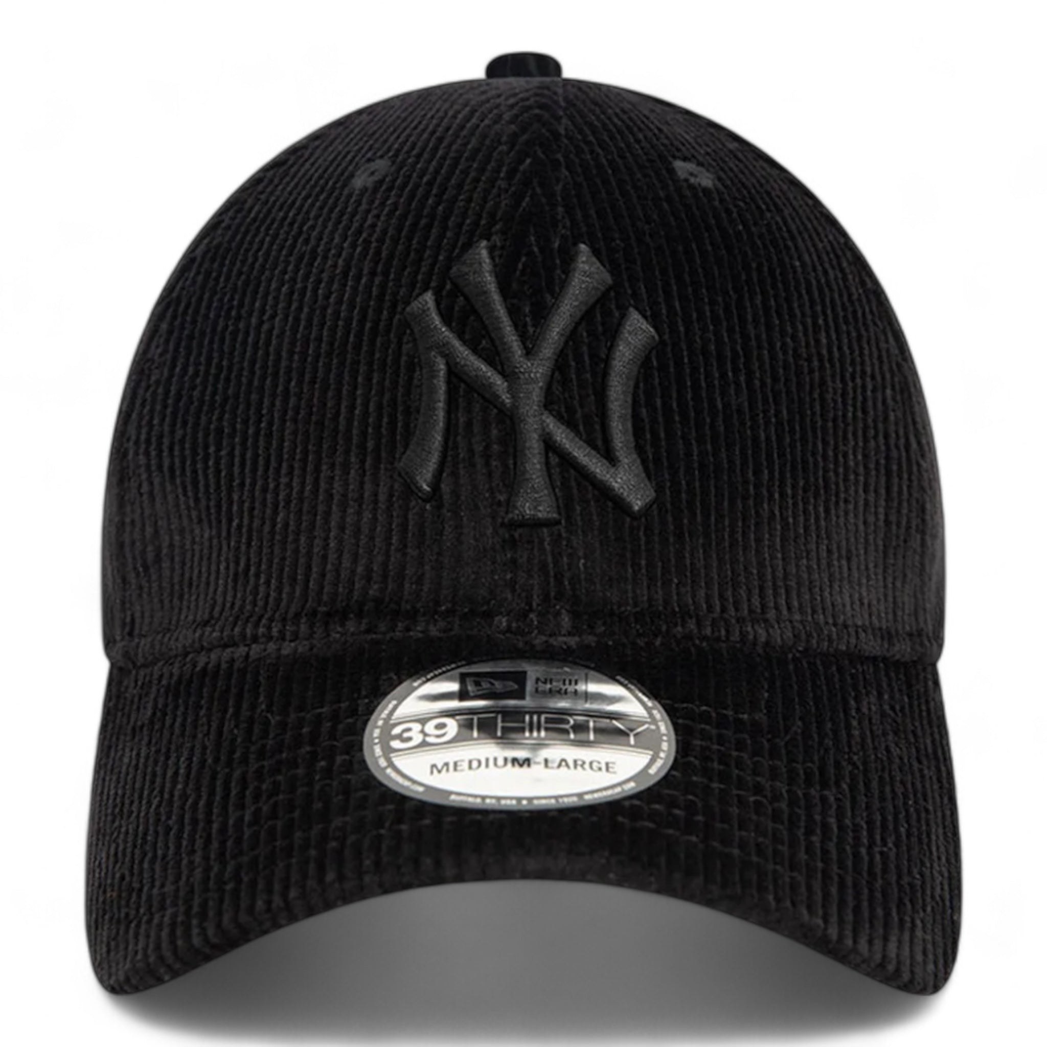 Cappello Con Visiera New York Yankees Corduroy 39Thirty Nero 60565395 New Era