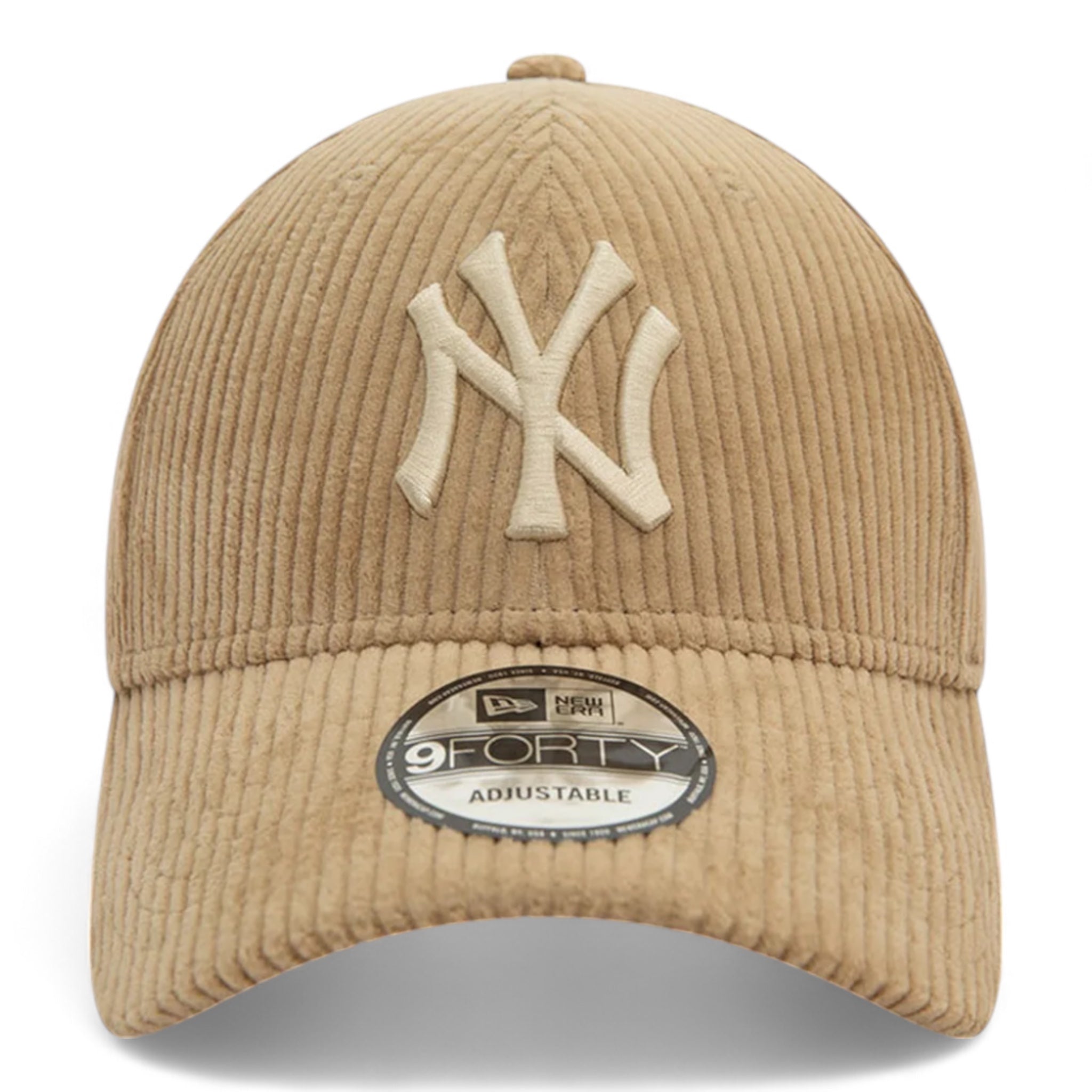 Cappello Con Visiera New York Yankees Corduroy 9Forty Beige 60565329 New Era