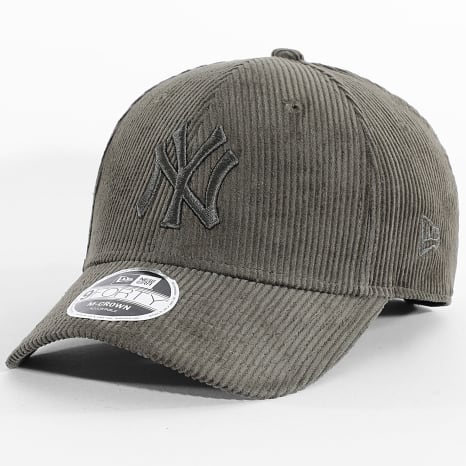 Cappello con Visiera New Era New York Yankees 9FORTY M-Crown Cord Verde Scuro 60915966