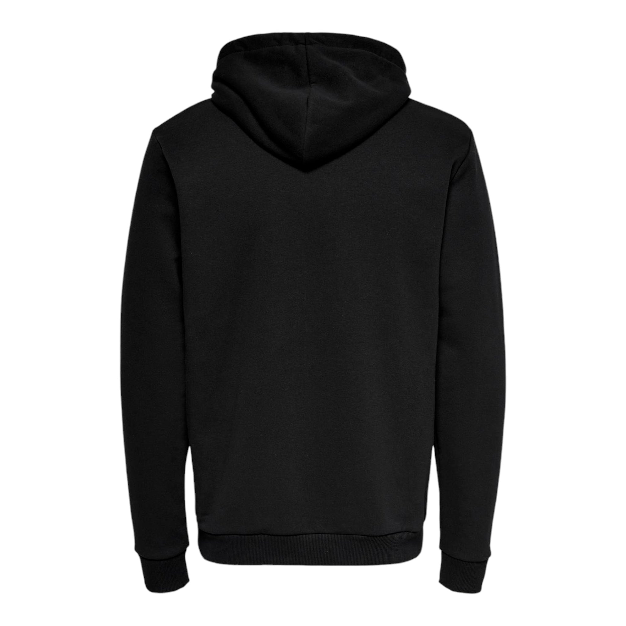 Felpa Con Cappuccio Basic Ons Ceres Hoodie Nero 22018686 Only & Sons