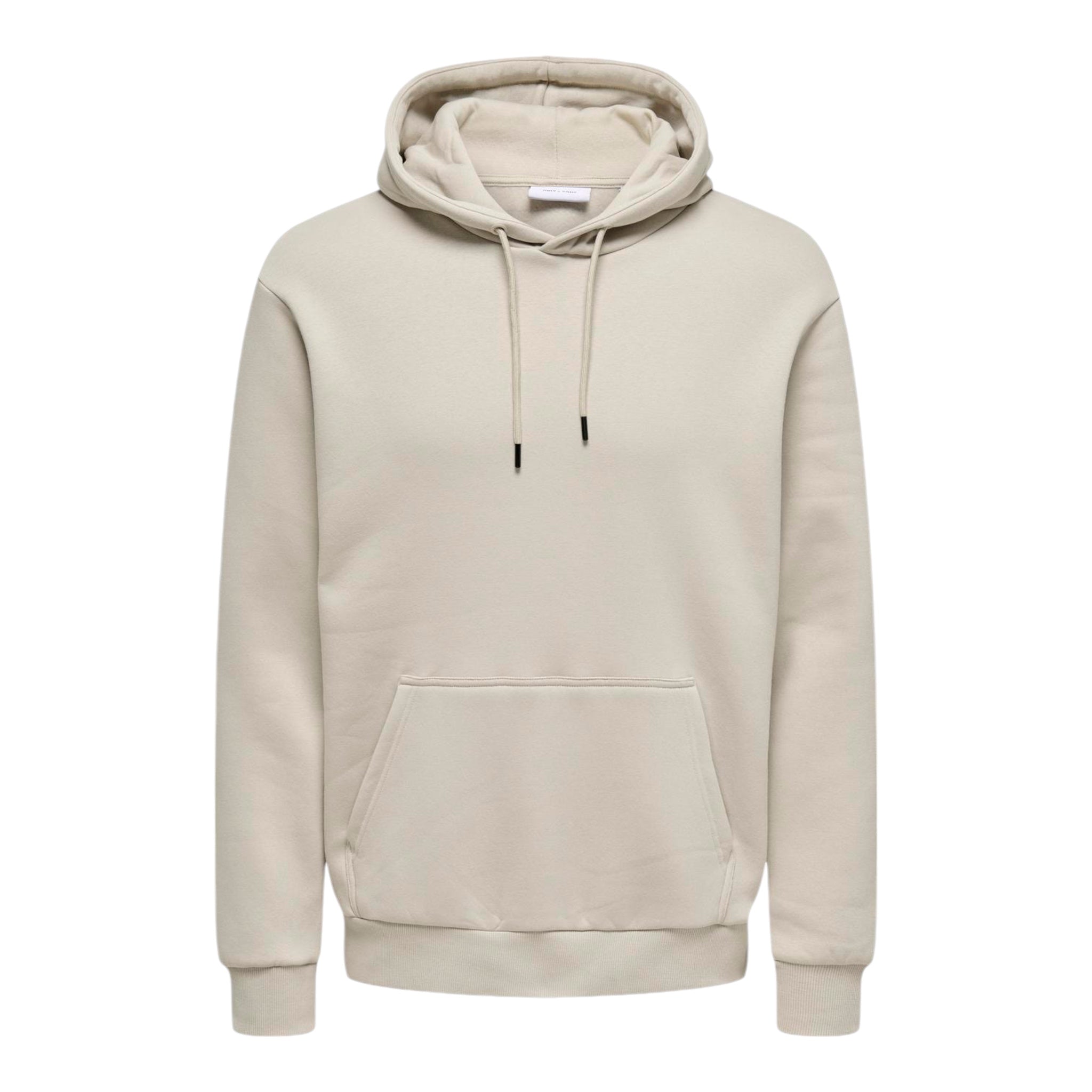 Felpa Con Cappuccio Basic Ons Ceres Hoodie Silver Lining 22018686 Only & Sons