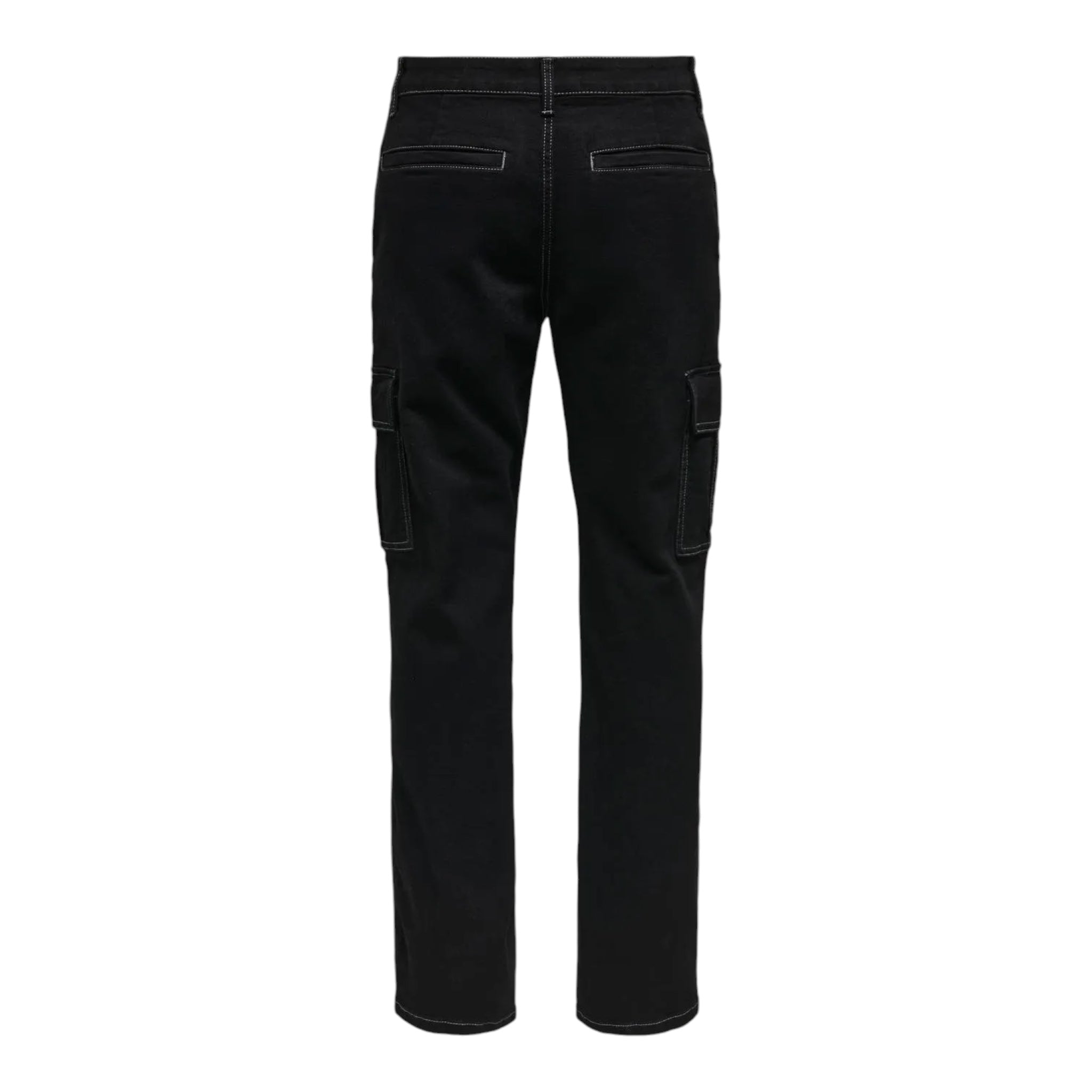 Jeans Cargo Denim Edge Straight Nero 22030724 Only & Sons