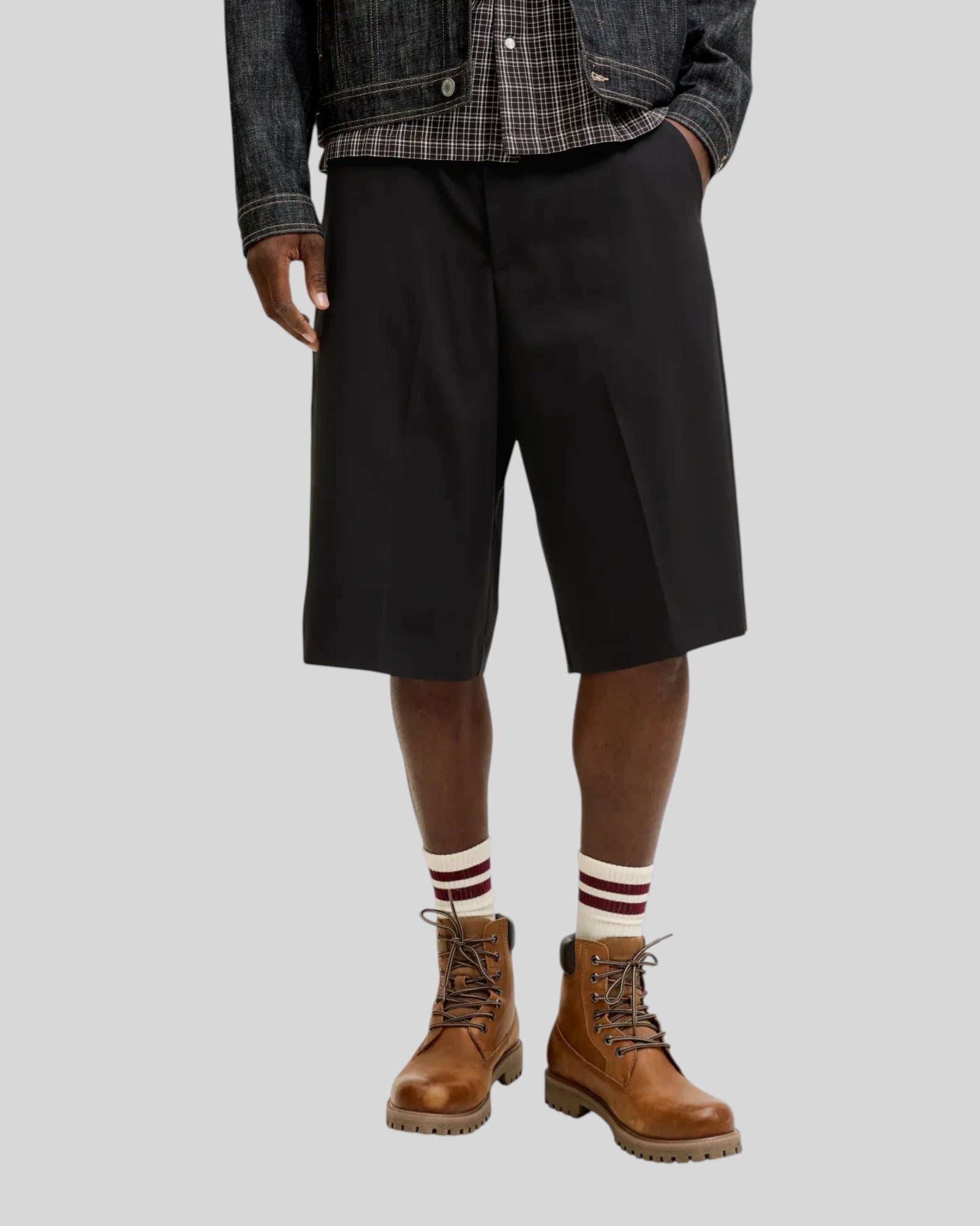 Short Jsptowen Toby Chino Nero 12293399 Jack & Jones