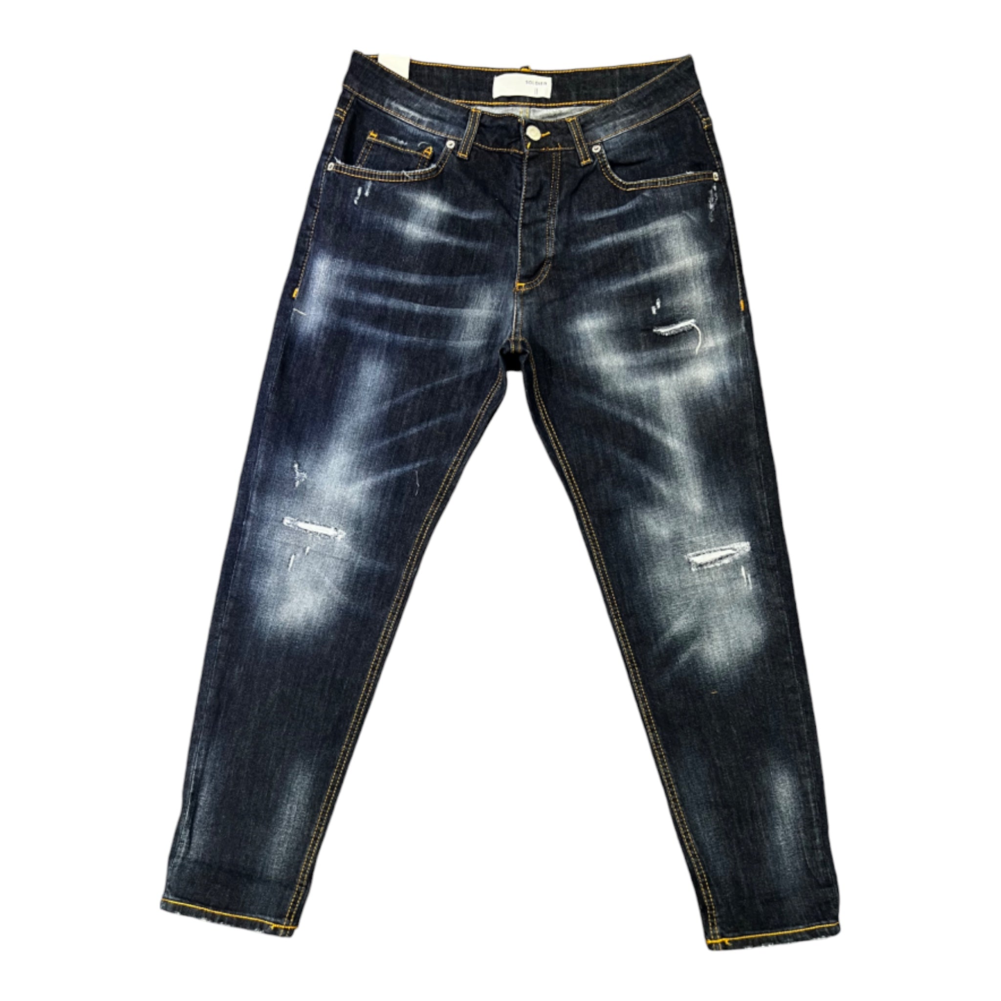 Jeans Dark Blue New Woll 706B Soldier