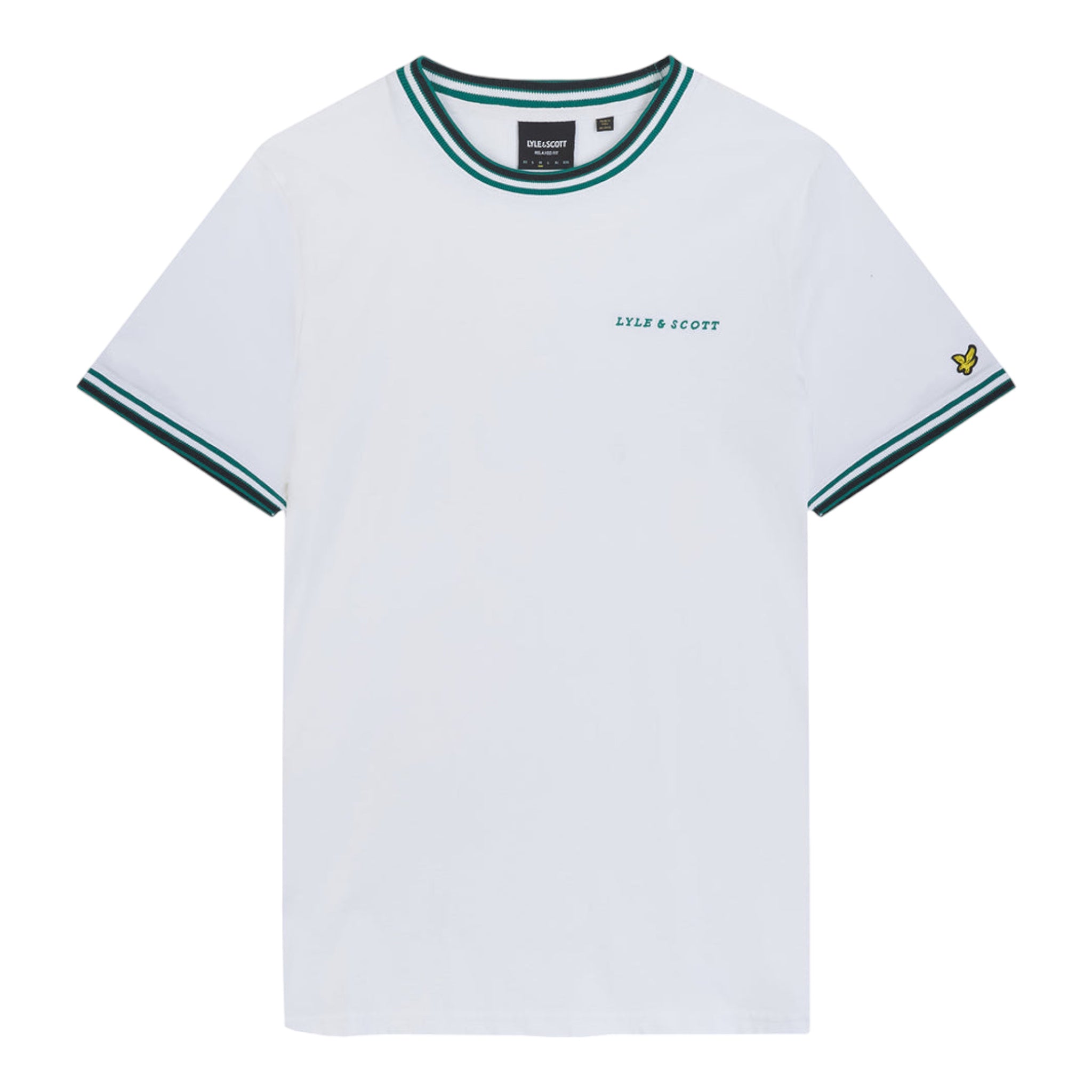 T-Shirt Mens Embroidered Tipped Bianca TS2004V 626