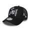 Cappello Con Visiera Nero New Era 9FORTY A-Frame Trucker New York Yankees Wordmark 60915922