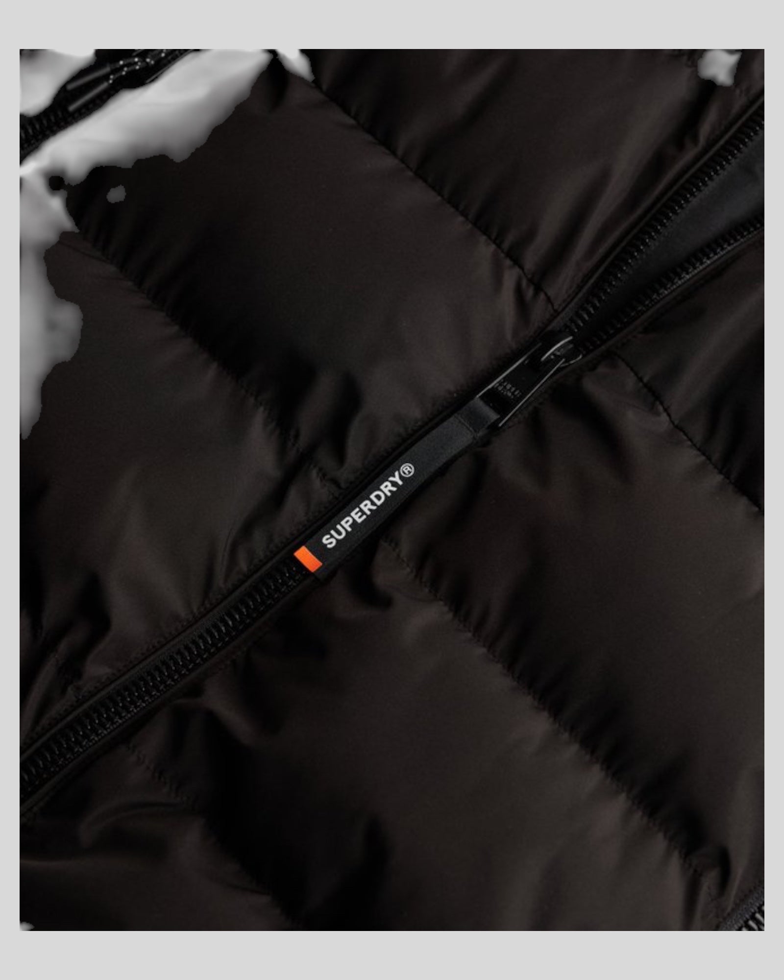 Giubbino Con Cappuccio Hooded Sports Puffer Jacket  Nero M5011905A Superdry