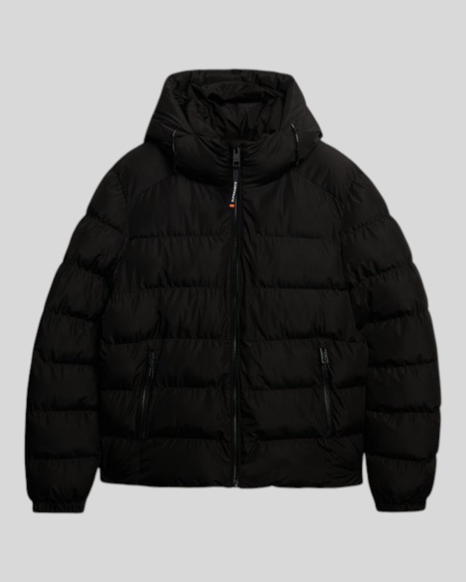 Giubbino Con Cappuccio Hooded Sports Puffer Jacket  Nero M5011905A Superdry