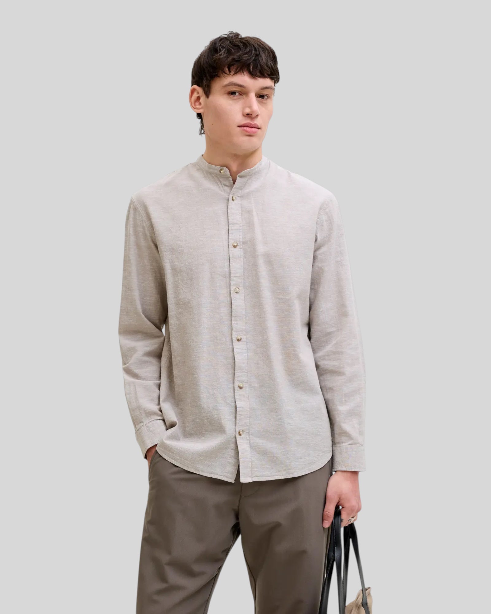 Camicia Maniche Lunghe JJesummer Linen String 12289184 Jack & Jones